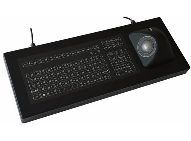 KSME103B0001-W-MC1 Panel mount backlit keyboard 